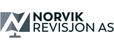 Norvik Revisjon logo mono 225 x 100